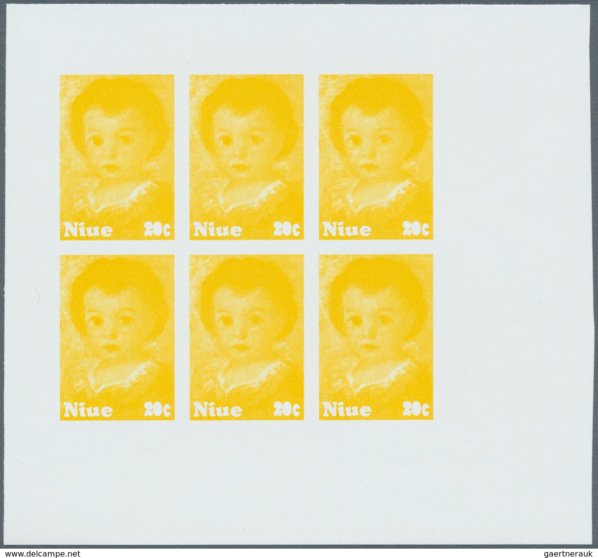 Thematik: Kinder / children: 1979, NIUE: International Year of Child complete set of four values wit