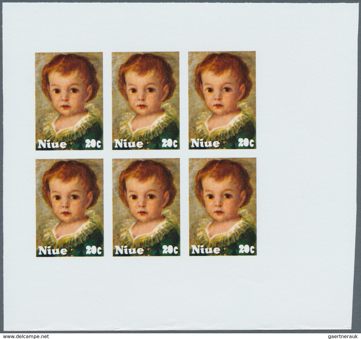 Thematik: Kinder / children: 1979, NIUE: International Year of Child complete set of four values wit