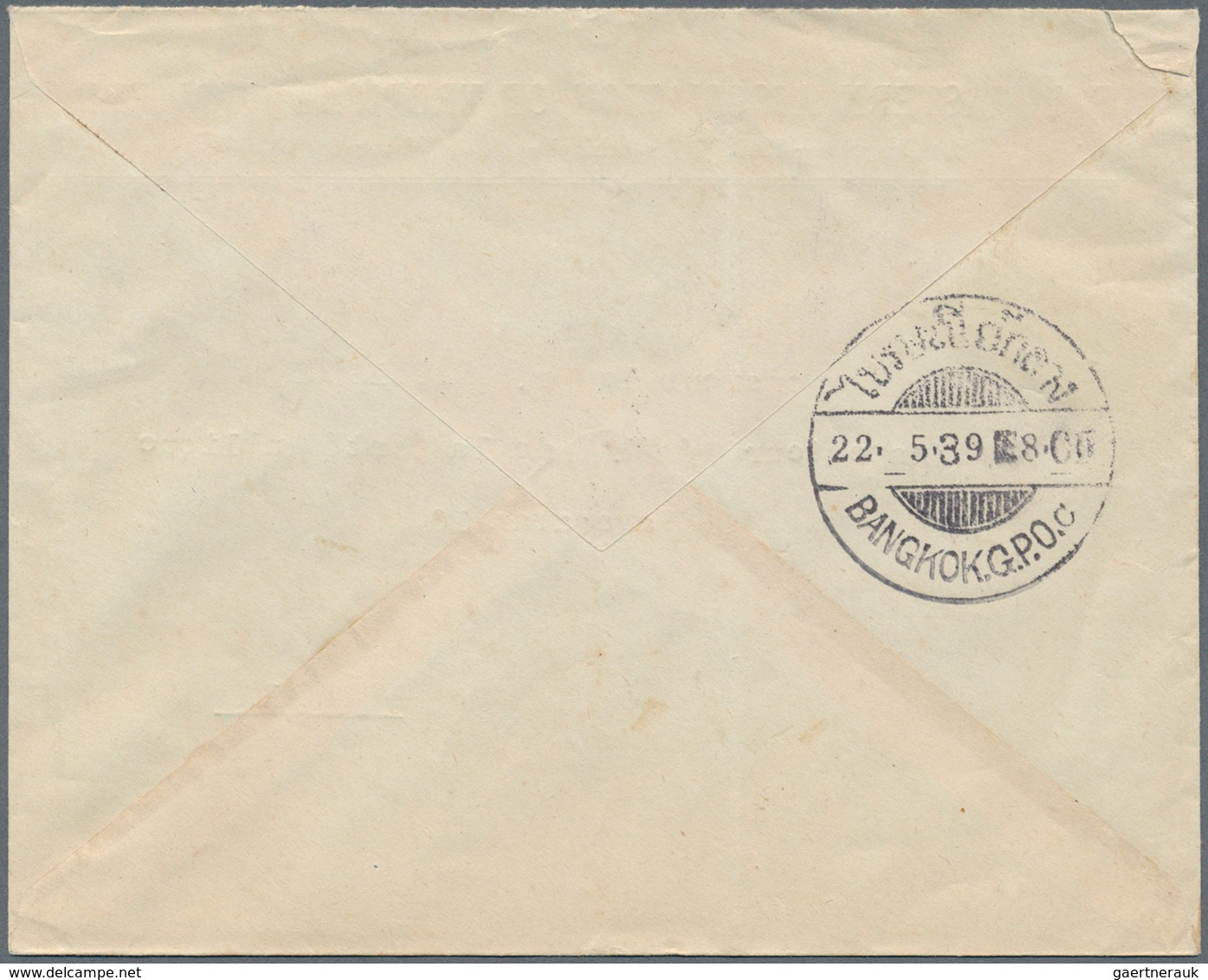 Thematik: Medizin, Gesundheit / Medicine, Health: 1939, Indochina. Congress Letter "Far Eastern Asso - Médecine