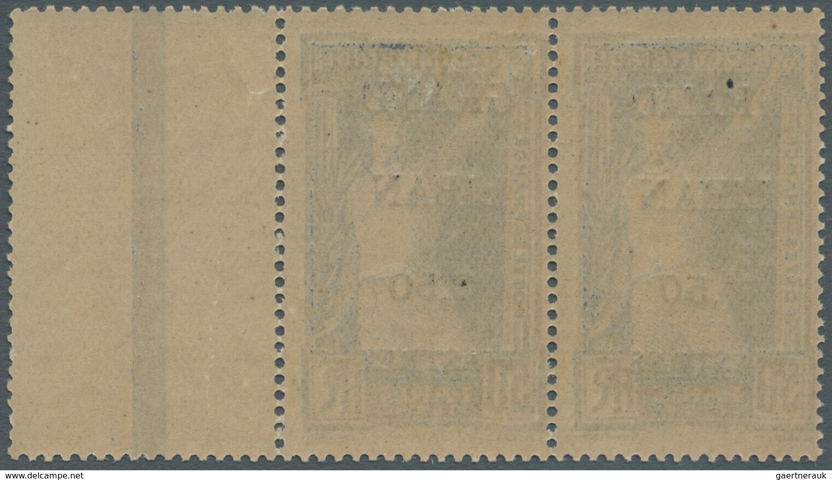 Thematik: Olympische Spiele / Olympic Games: 1924, Libanon, Olympic Games, 2.50pi. On 50c., Horiz. P - Sonstige & Ohne Zuordnung