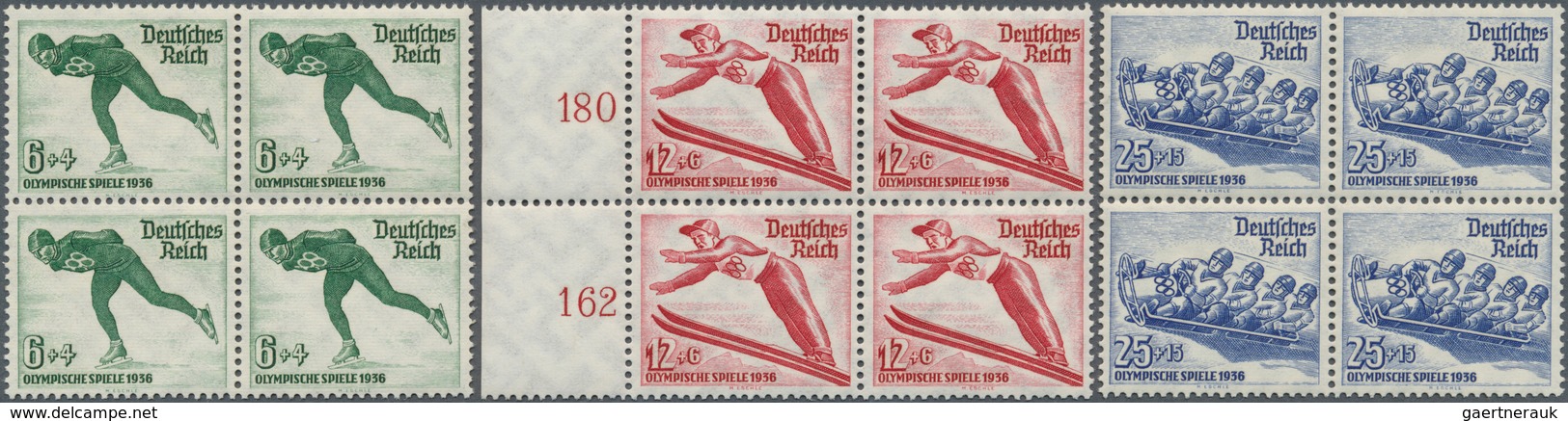Thematik: Olympische Spiele / Olympic Games: 1936, German Reich For Berlin And Garmisch. Lot Contain - Other & Unclassified