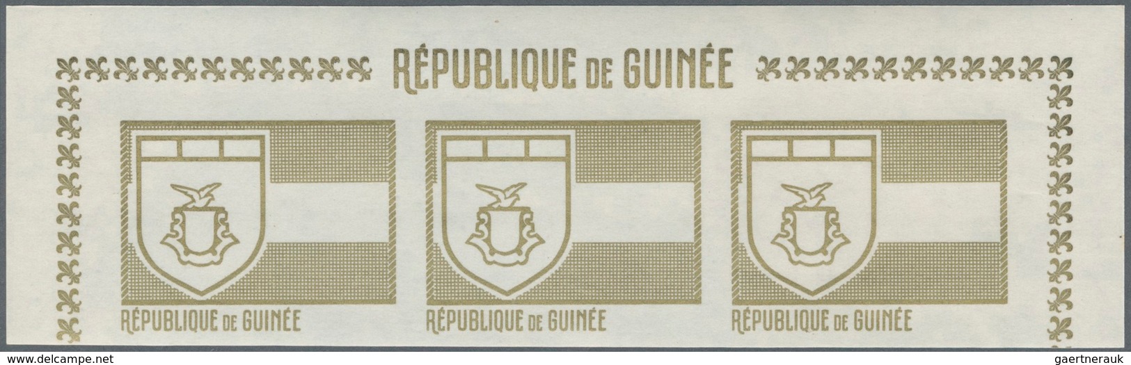 Thematik: Pfadfinder / Boy Scouts: 1969, SCOUTS IN GUINEA, Emblem Of The Scouts - 8 Items; Progressi - Autres & Non Classés