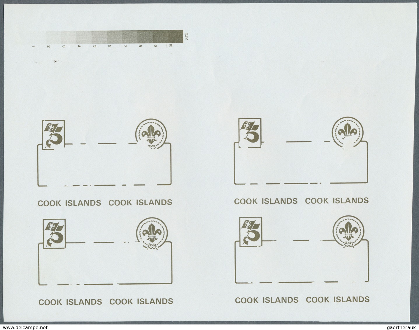 Thematik: Pfadfinder / Boy Scouts: 1983, 75th ANNIVERSARY OF SCOUTING - 8 Items; Cook Islands, Colle - Autres & Non Classés