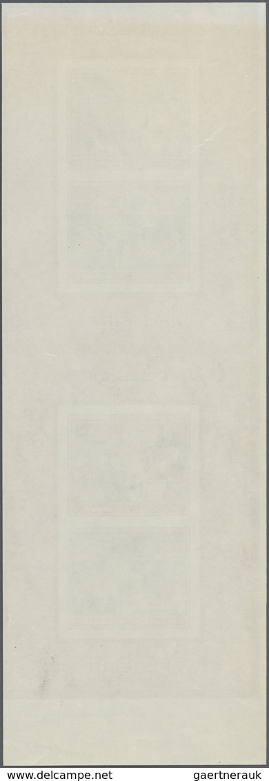 Thematik: Religion / Religion: 1970, Fujeira. Imperforate Vertical Proof Pair For The Souvenir Sheet - Autres & Non Classés