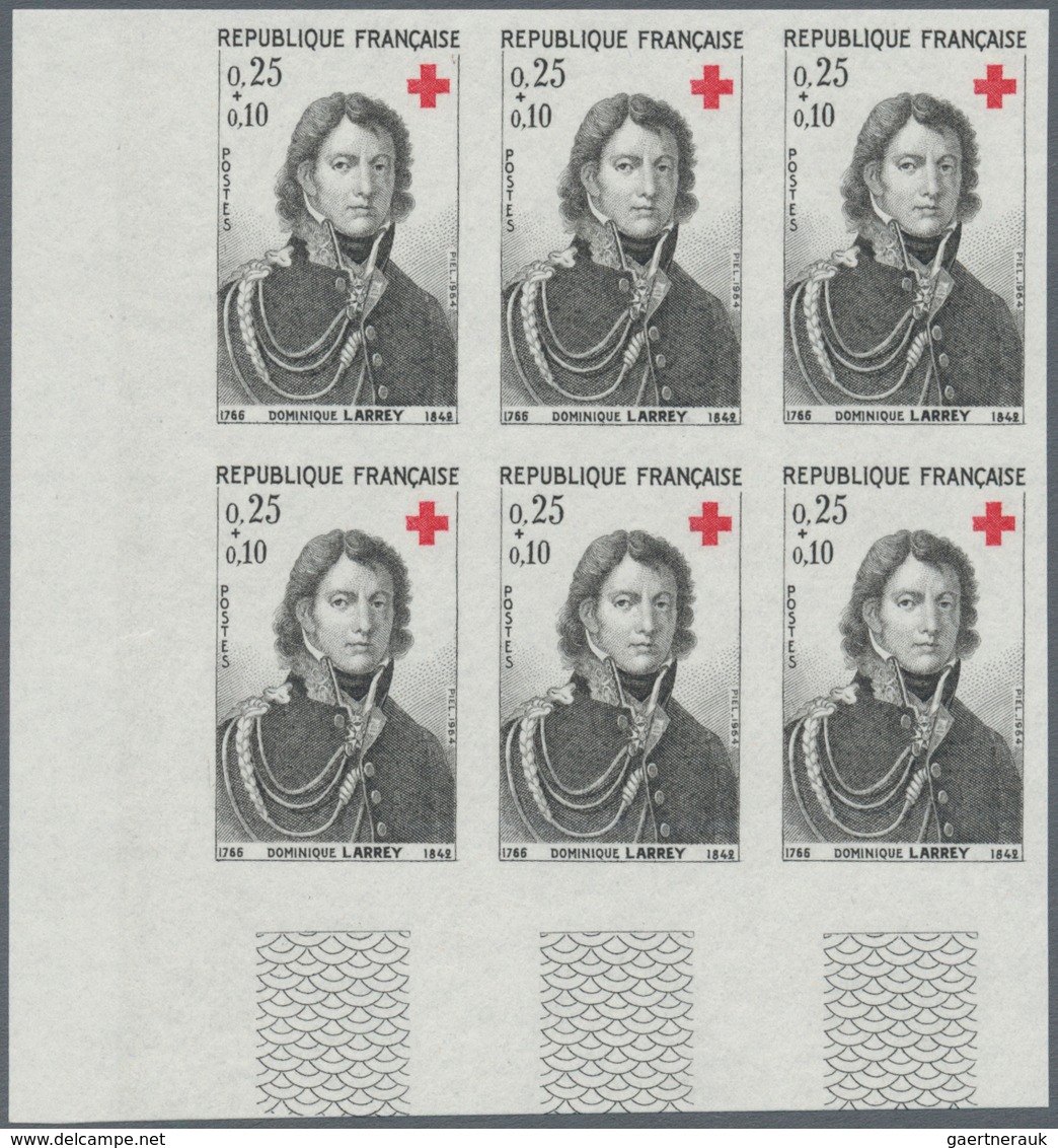 Thematik: Rotes Kreuz / Red Cross: 1964, FRANCE: Red Cross Set Of Two (Corvisart And Larrey) In IMPE - Croix-Rouge