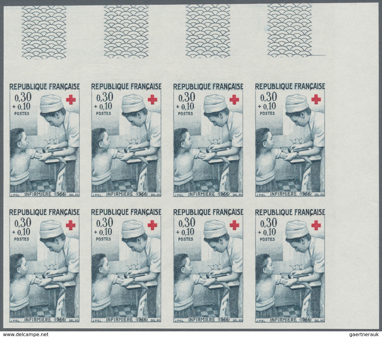 Thematik: Rotes Kreuz / Red Cross: 1966, FRANCE: Red Cross Set Of Two (nurses In 1859 And 1966) In I - Croix-Rouge