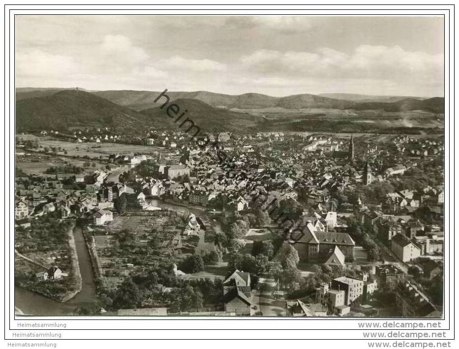 Eschwege - Luftaufnahme - Foto-AK Grossformat 60er Jahre - Eschwege