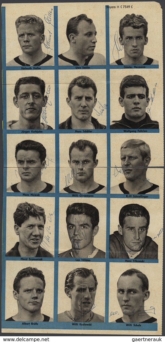 Thematik: Sport-Fußball / Sport-soccer, Football: 1962, Fussball-WM Chile, Teil Eines Titelblattes E - Autres & Non Classés