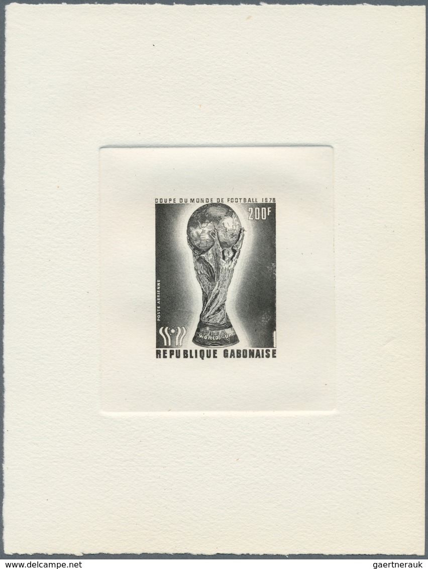 Thematik: Sport-Fußball / Sport-soccer, Football: 1978, Gabon, Football World Championship '78, 100f - Other & Unclassified