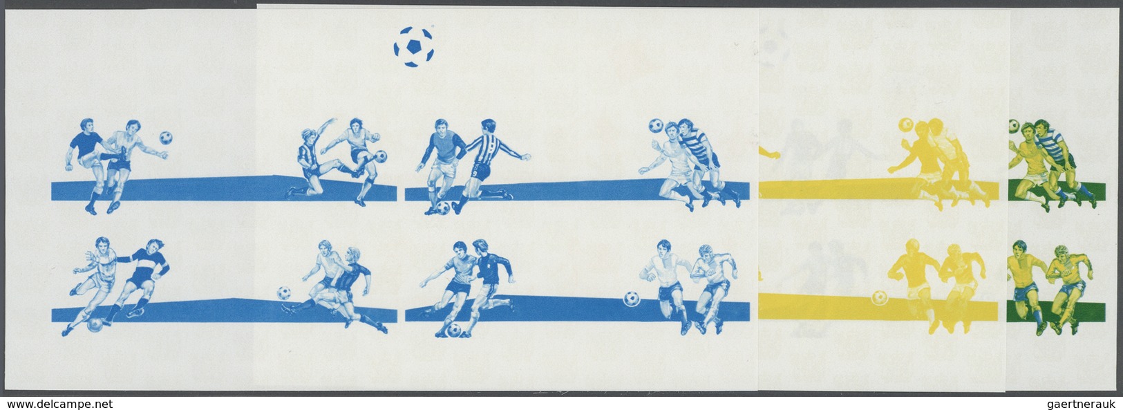 Thematik: Sport-Fußball / Sport-soccer, Football: 1981, SOCCER WORLD CUP SPAIN '82, Playing Scenes - - Other & Unclassified