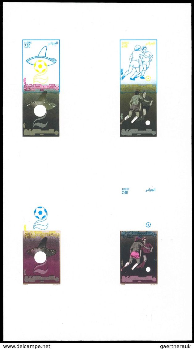 Thematik: Sport-Fußball / Sport-soccer, Football: 1986, Algeria: SOCCER WORLD CUP MEXIKO `86, Soccer - Autres & Non Classés