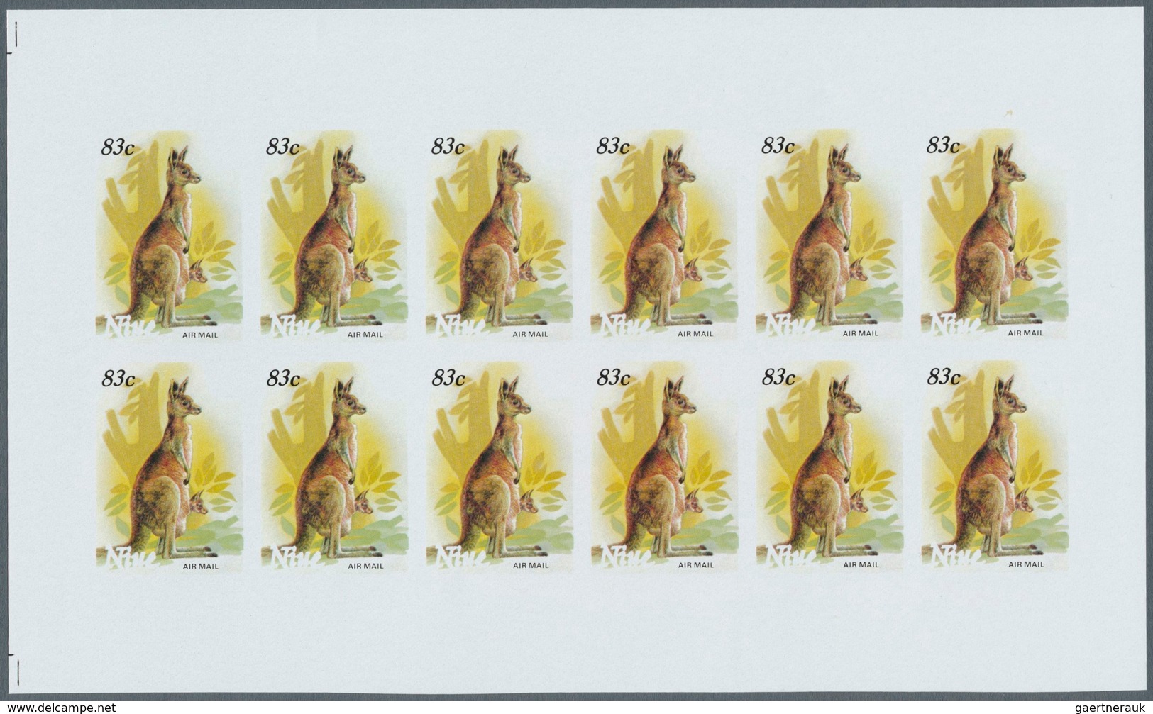 Thematik: Tiere- Exotische Tiere / Animals-exotic Animals: 1984, NIUE: Stamp Exhibition Ausipex Thre - Sonstige & Ohne Zuordnung