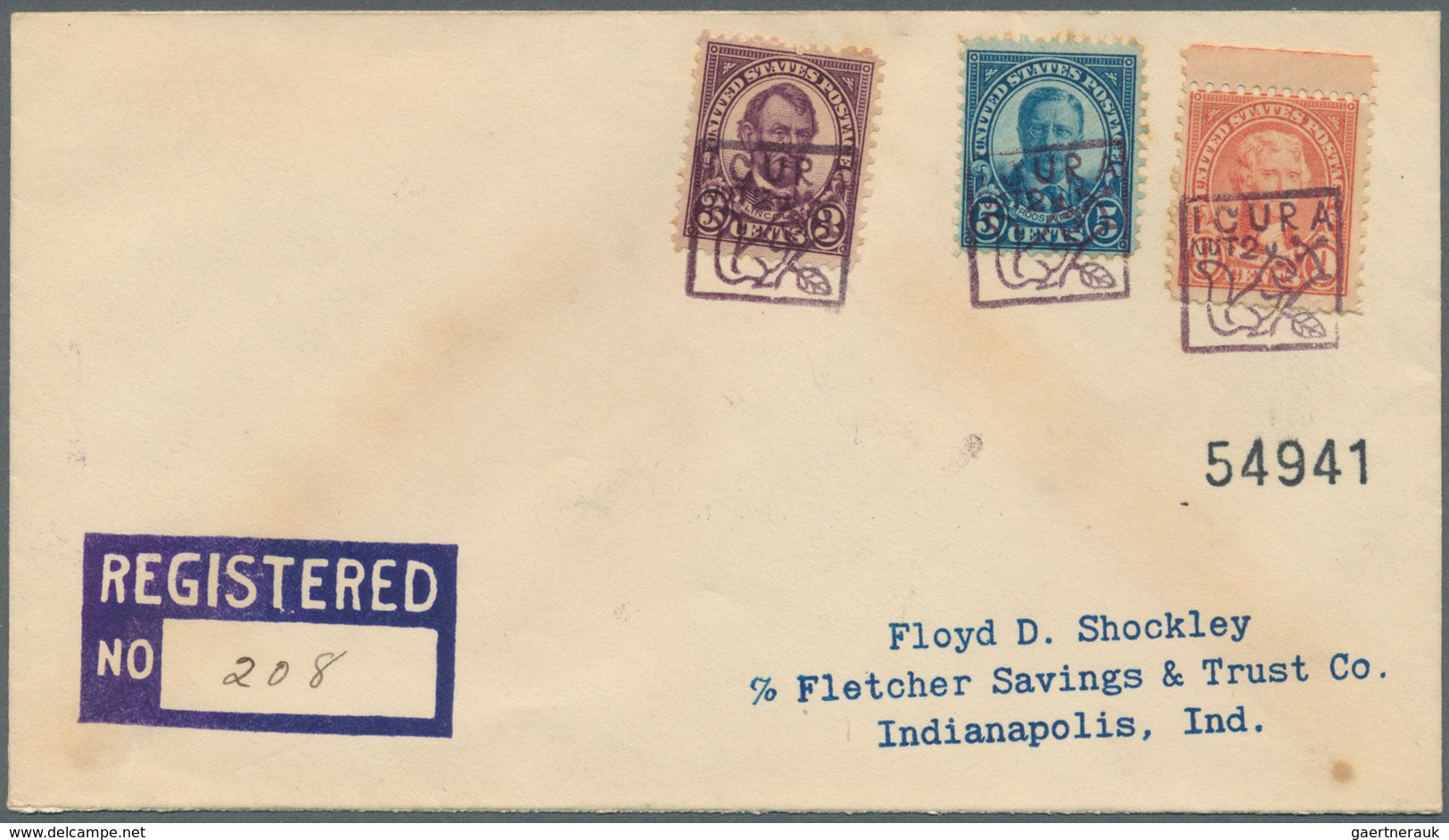 Thematik: Tiere, Fauna / Animals, Fauna: 1930, USA. Fancy Cancellations SQUIRREL Three Times Very Cl - Autres & Non Classés