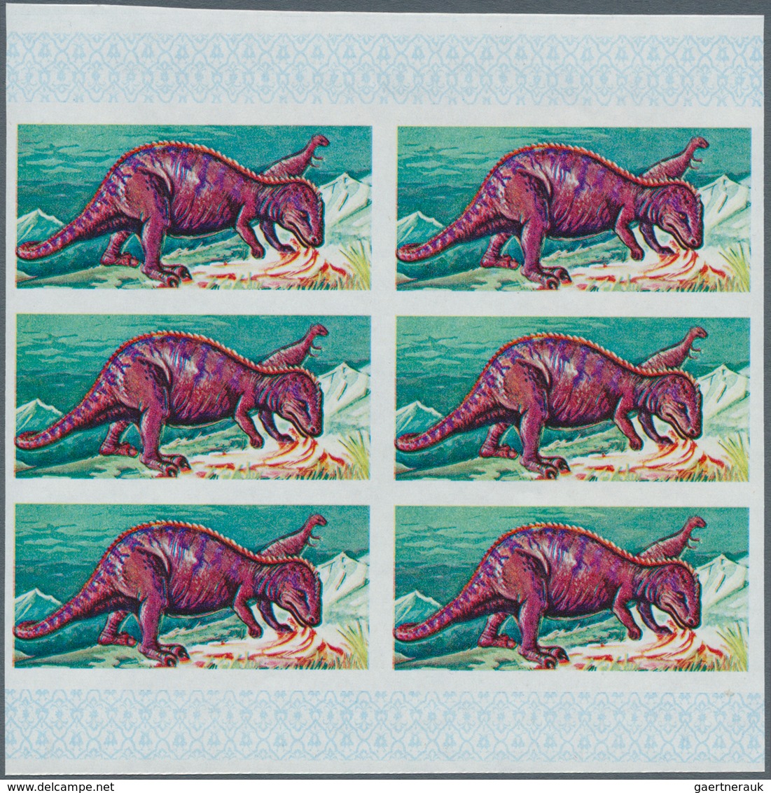 Thematik: Tiere-Dinosaurier / Animals-dinosaur: 1968, FUJEIRA: Prehistoric Animals 5r. Airmail Stamp - Préhistoriques