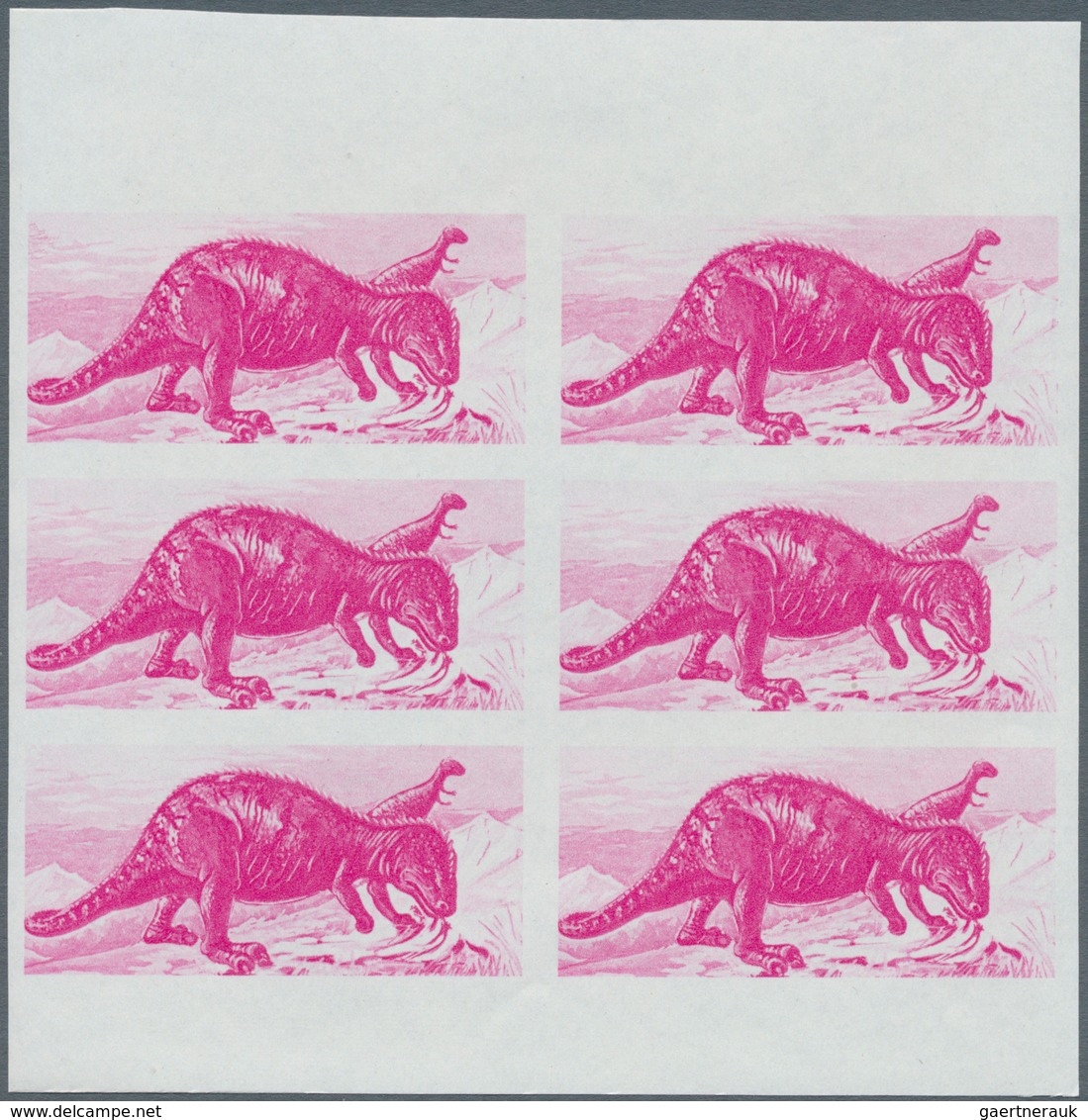 Thematik: Tiere-Dinosaurier / Animals-dinosaur: 1968, FUJEIRA: Prehistoric Animals 5r. Airmail Stamp - Vor- U. Frühgeschichte