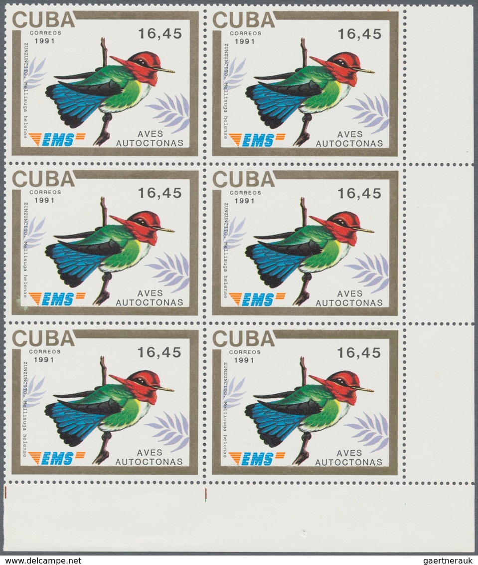 Thematik: Tiere-Vögel / Animals-birds: 1991, CUBA: Complete EMS Stamp Set Of Seven 0.45p. To 16.45p. - Sonstige & Ohne Zuordnung