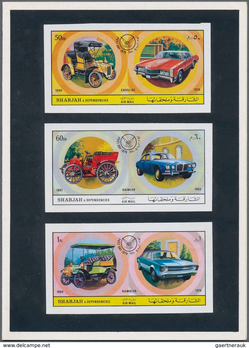Thematik: Verkehr-Auto / Traffic-car: 1971, Schardscha / Sharjah, European And American CARS (oldtim - Voitures