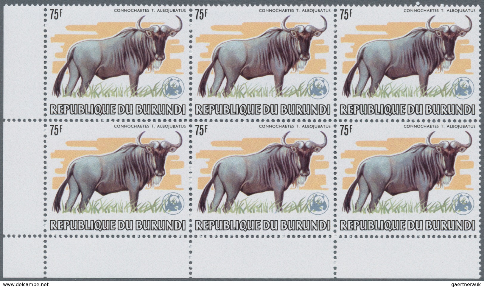 Thematik: WWF: 1983, BURUNDI: African Wildlife Complete Set Of 13 From 2fr. To 85fr. (Lion, Giraffe, - Sonstige & Ohne Zuordnung