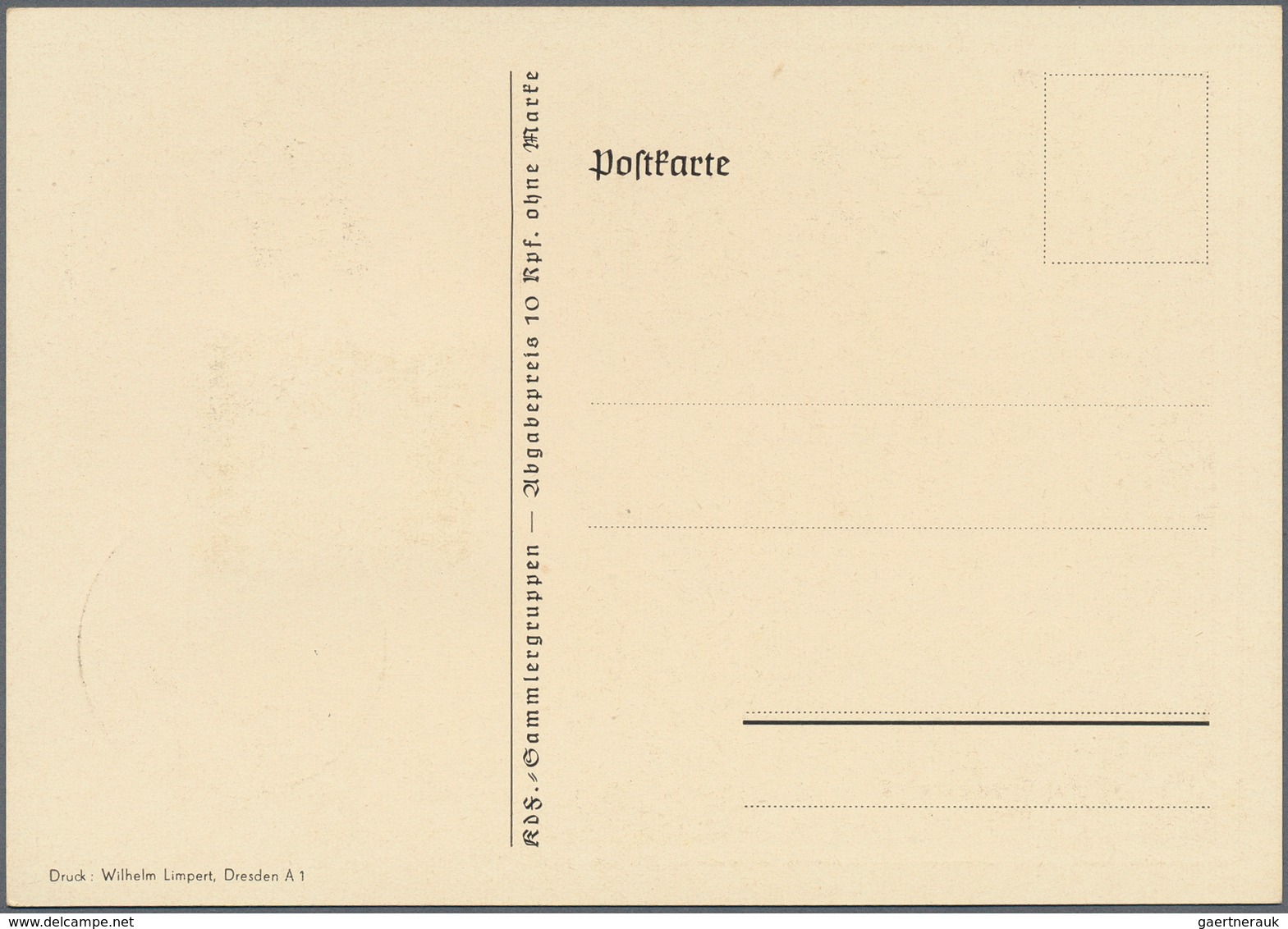 Thematik: WHW / Winterhilfswerk: WHW 1940, kompletter Satz auf neun Motivkarten mit s/w-Fotos der Ge