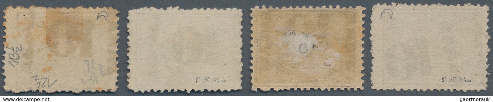 Ägypten: 1879 Provisional 10pa. On 2½pi. Violet With "SURCHARGE MISPLACED & DIAGONAL", Perf 12½, Wmk - Autres & Non Classés