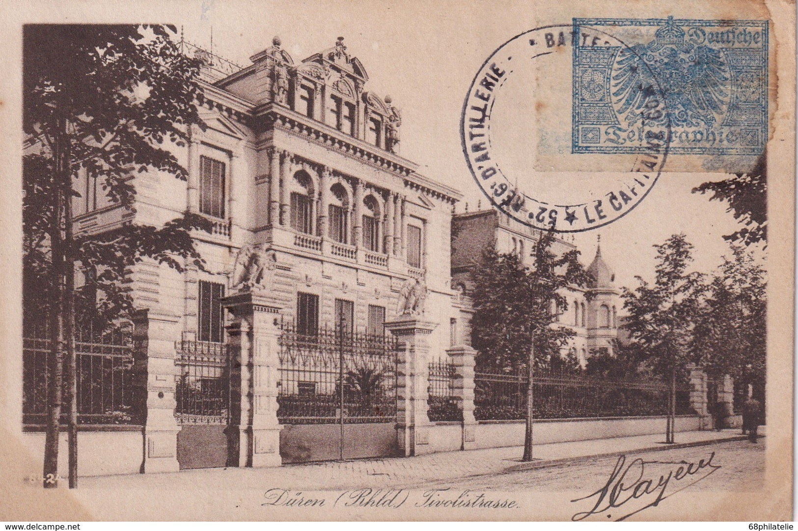 ALLEMAGNE 1919 CARTE POSTALE DE DÜREN - Storia Postale