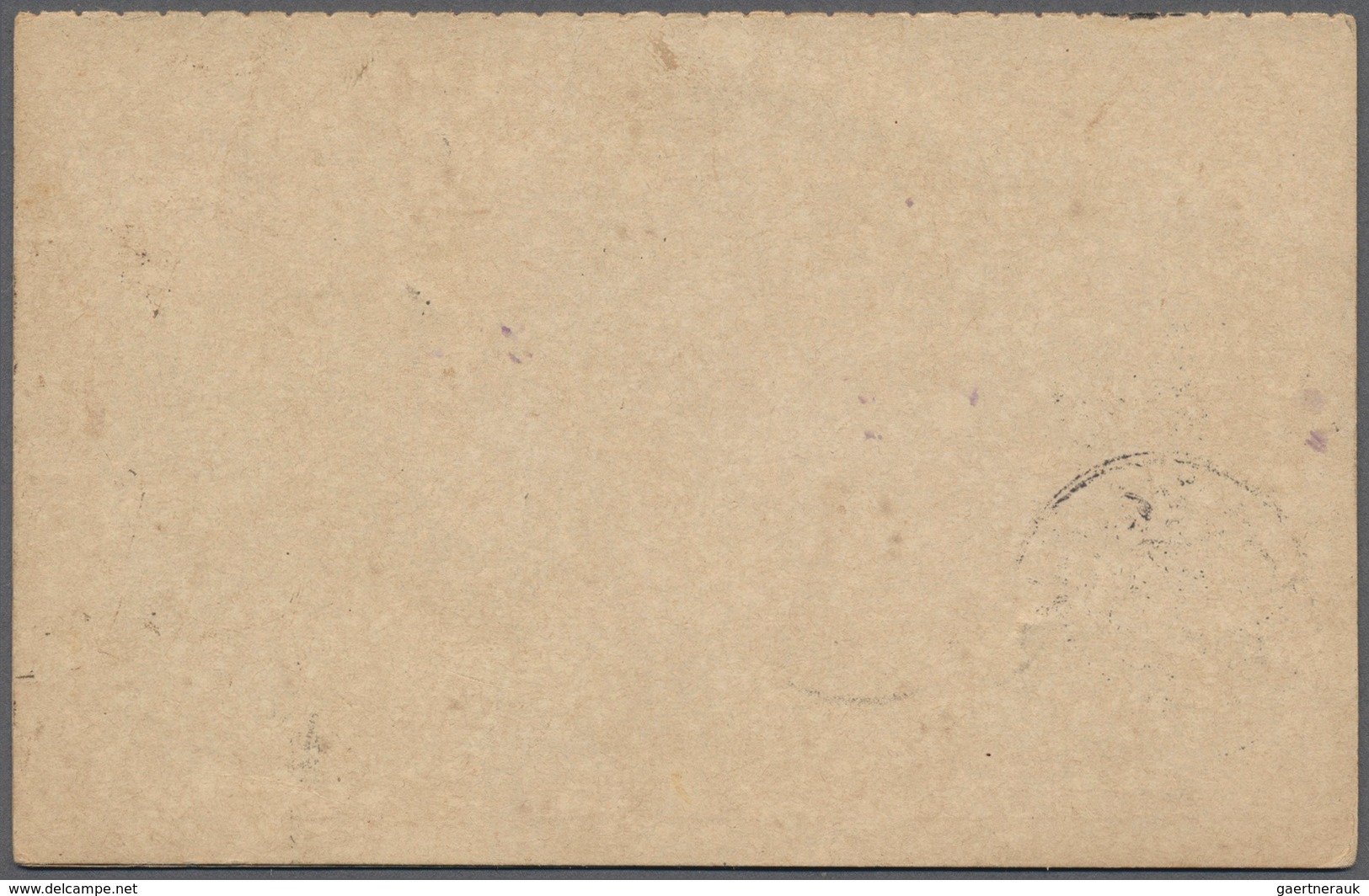 Ägypten - Ganzsachen: 1898, Stationery Double Card 3 Mil. Brown Uprated With Pair 1 Mil Brown Sent F - Autres & Non Classés