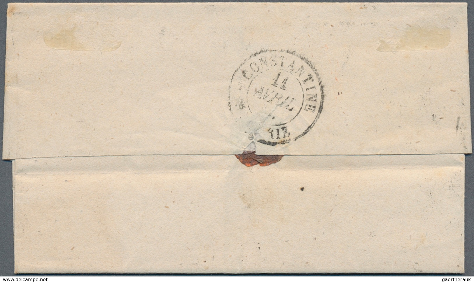 Algerien - Portomarken: 1863, Unpaid Folded Letter Cover From AIN-BEIDA / ALGERIE, 10 AVRIL 64, Sent - Algérie (1962-...)