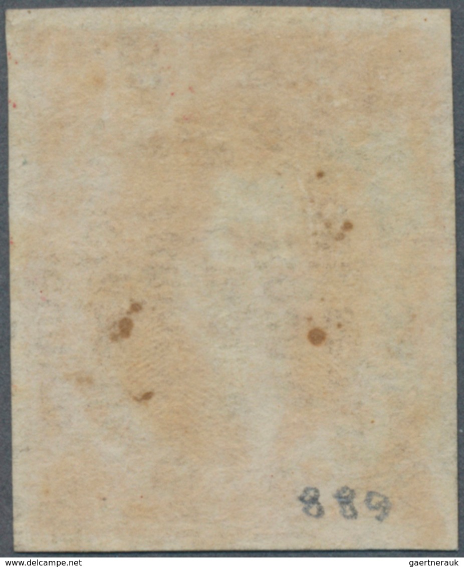 Argentinien: 1867 5c. Rose-carmine From 8th Printing, Used And Cancelled By Circular Mute Handstamp - Autres & Non Classés