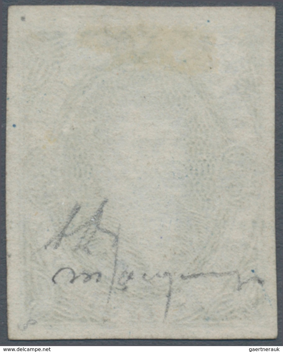 Argentinien: 1867 'Rivadavia' 15c. Bright Blue, Imperf, No Watermark, 6th Printing, Unused Without G - Autres & Non Classés