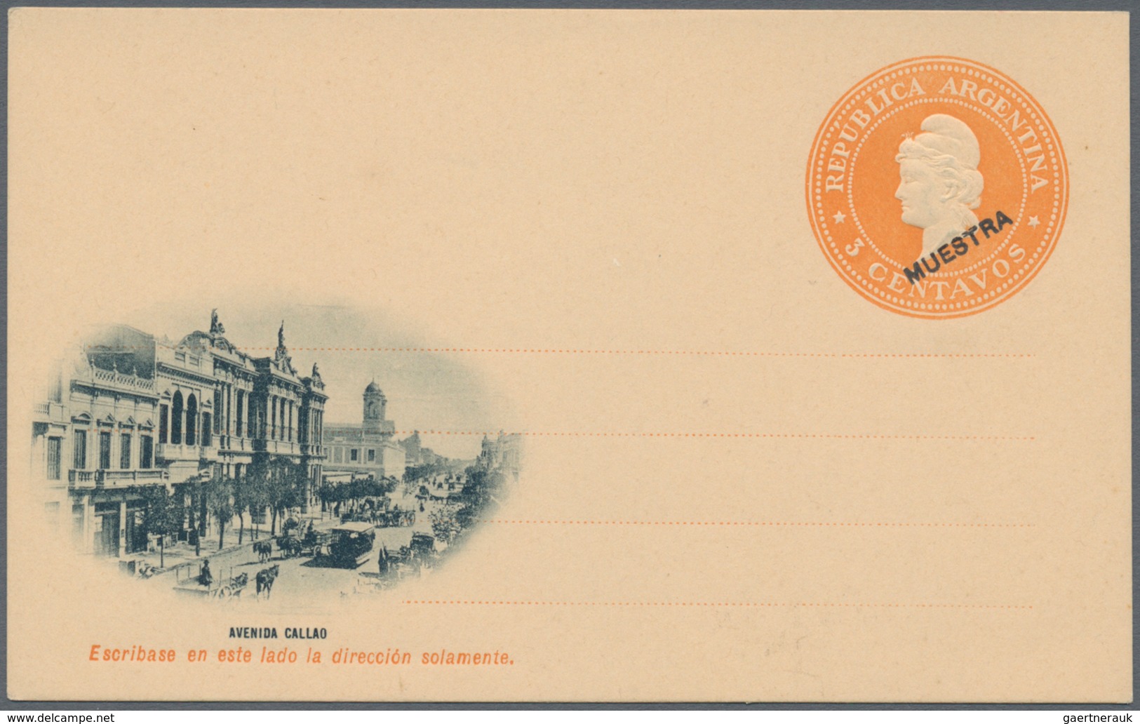 Argentinien - Ganzsachen: 1896, Liberty Issue Incl. Postcards 3c. Orange (2) And 6c. Violet And One - Ganzsachen