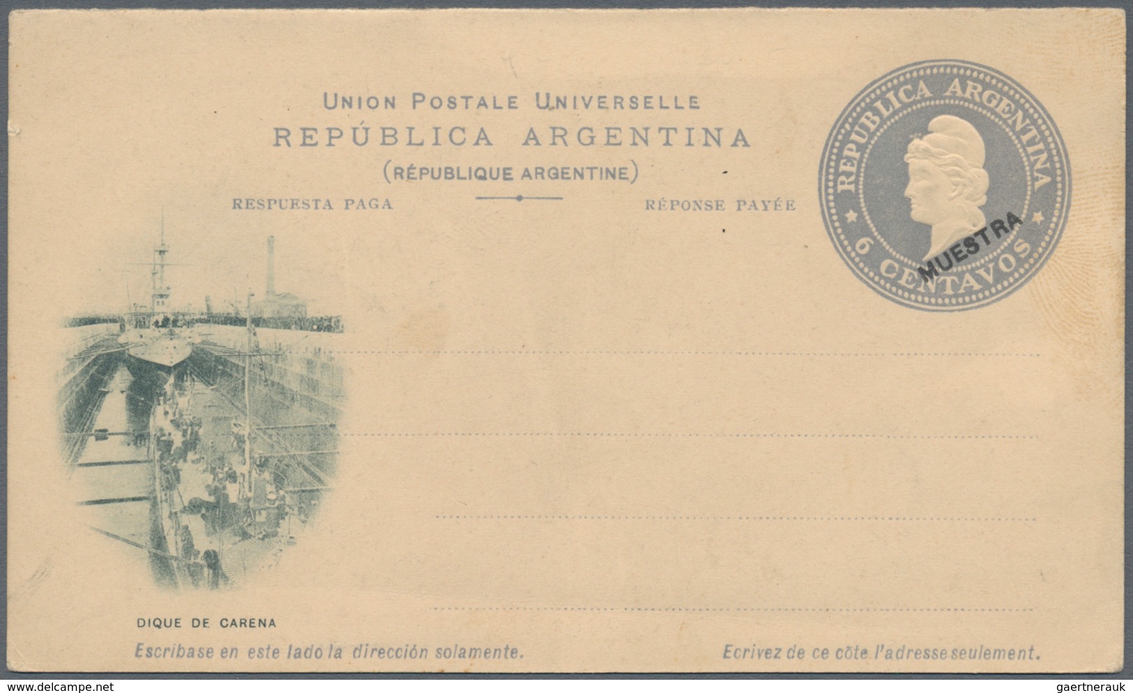 Argentinien - Ganzsachen: 1896, Liberty Issue Incl. Postcards 3c. Orange (2) And 6c. Violet And One - Ganzsachen