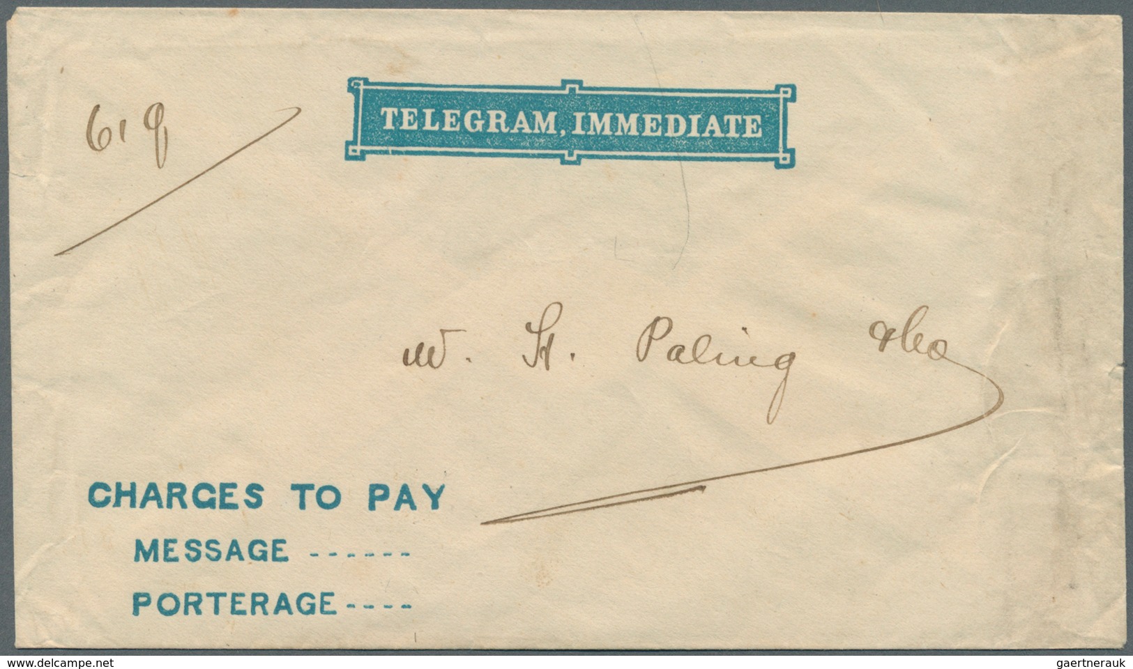 Neusüdwales: 1904/1917, Group With 3 Preprinted Telegram Envelopes: One With Red Printing And Telegr - Lettres & Documents