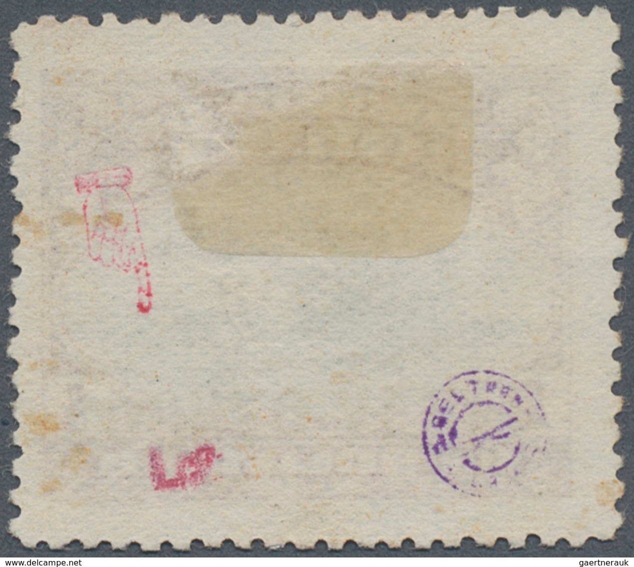 Bolivien: 1930, Zeppelin 1 B. With Inverted Metallic Glittering Overprint, Slight Cancelled, Fine, S - Bolivie