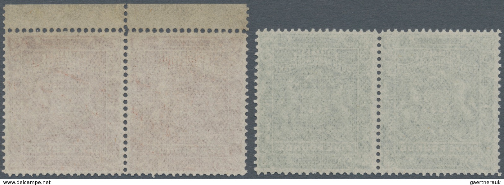 Britische Südafrika-Gesellschaft: 1892, £5 Sage-green And £10 Brown, Each As Horiz.pair, Unused No G - Non Classés
