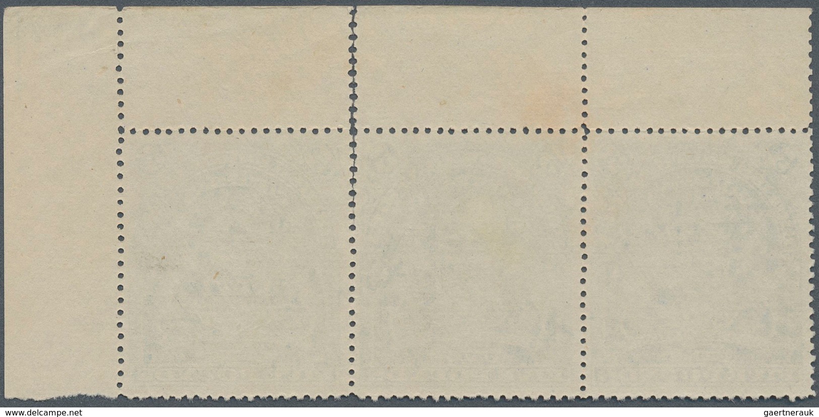 Britische Südafrika-Gesellschaft: 1901, £5 Deep Blue, Horizontal Strip Of Three From The Upper Right - Non Classés
