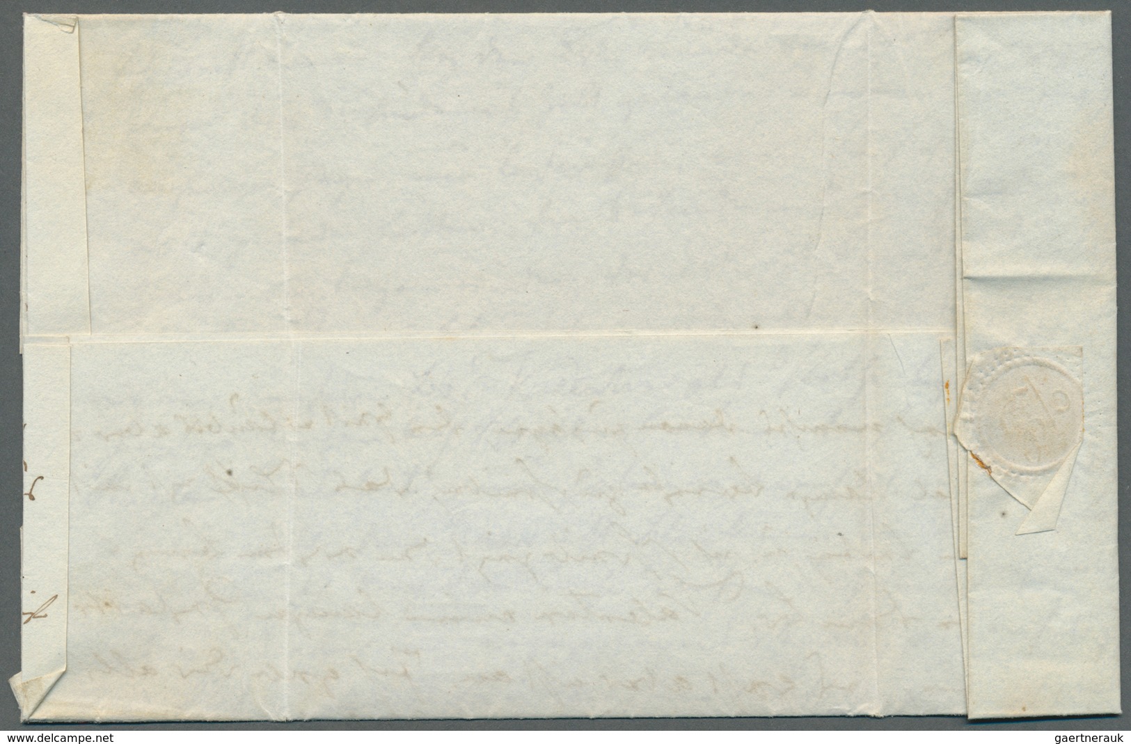 Canada - Vorphilatelie: 1834 (21 Aug) Missionary Letter From Hoffenthal (today Hopedale), Labrador, - ...-1851 Vorphilatelie