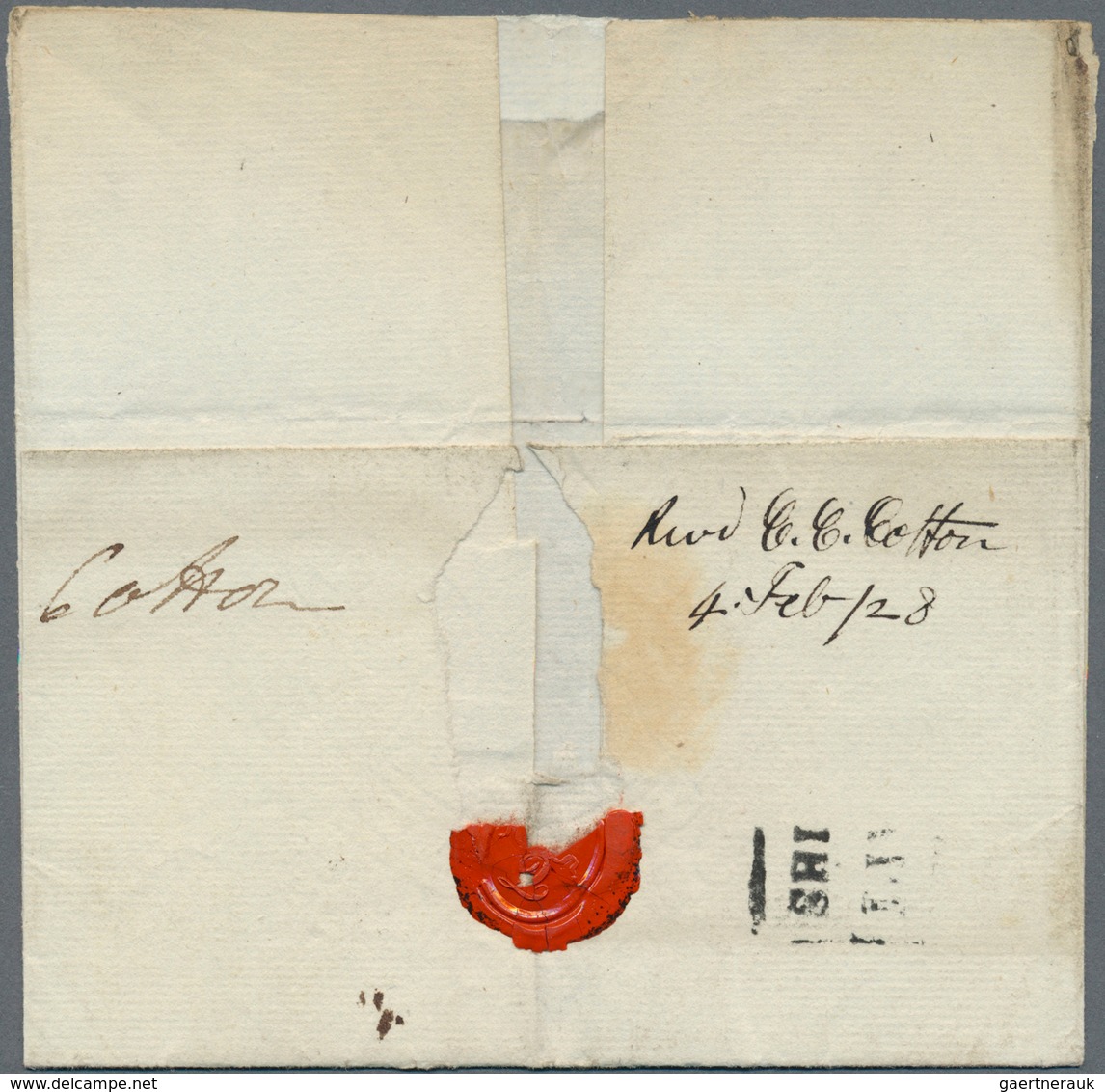 Canada: 1828, Folded Letter From "QUEBEC MAY 3 28" With "fleuron" Mark And "QUEBEC PAID" And "LIVERP - Ungebraucht