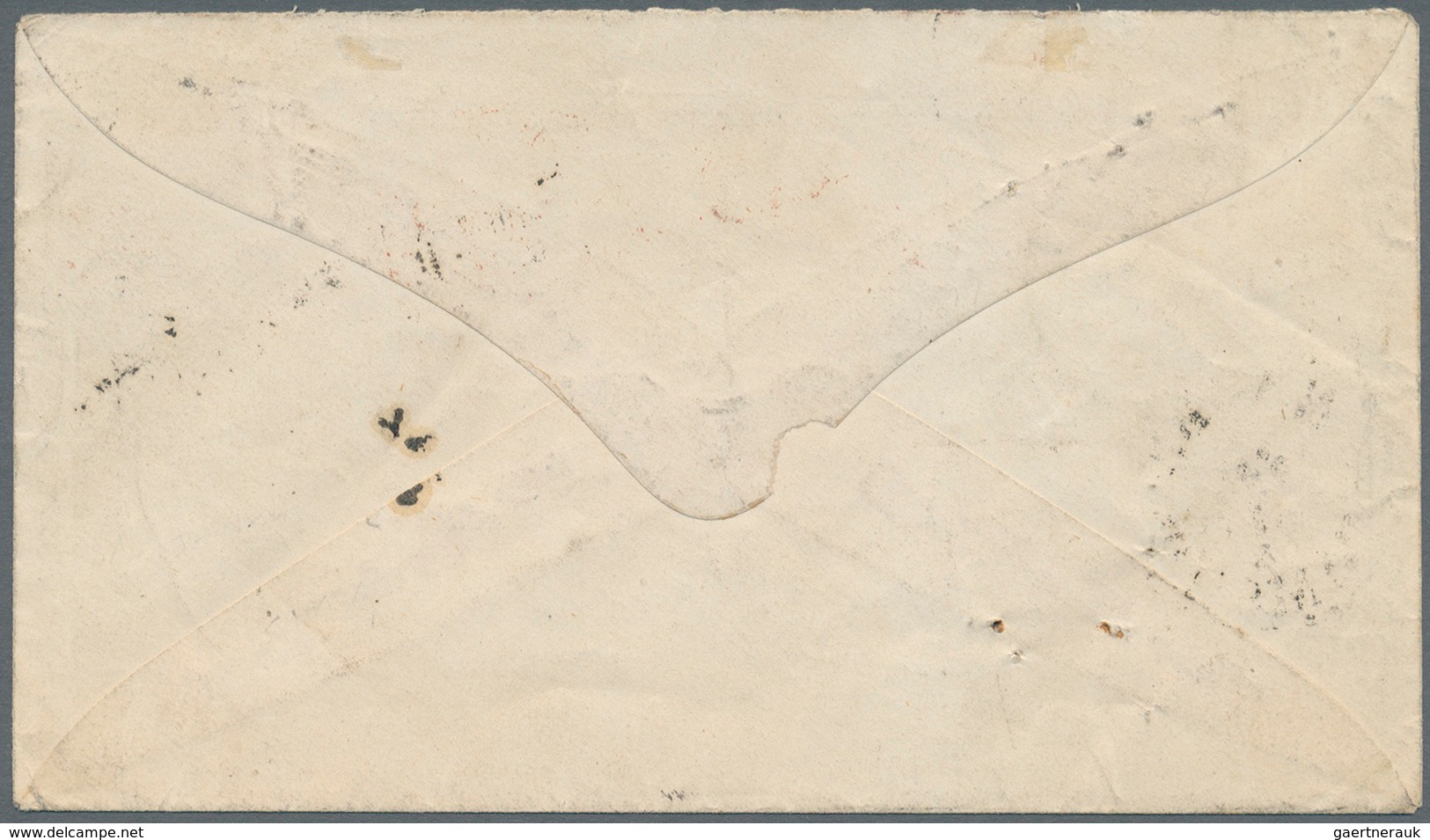 Cuba: 1874/75, Cover To Rouen, Sent Via The United States, And Locally Franked With Cuban 25c. Ultra - Autres & Non Classés