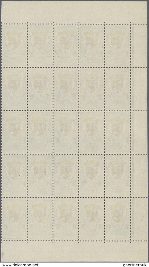 Französische Gebiete In Der Antarktis: 1959, Birds And Coat Of Arms Definitives Set Of Four In Compl - Briefe U. Dokumente