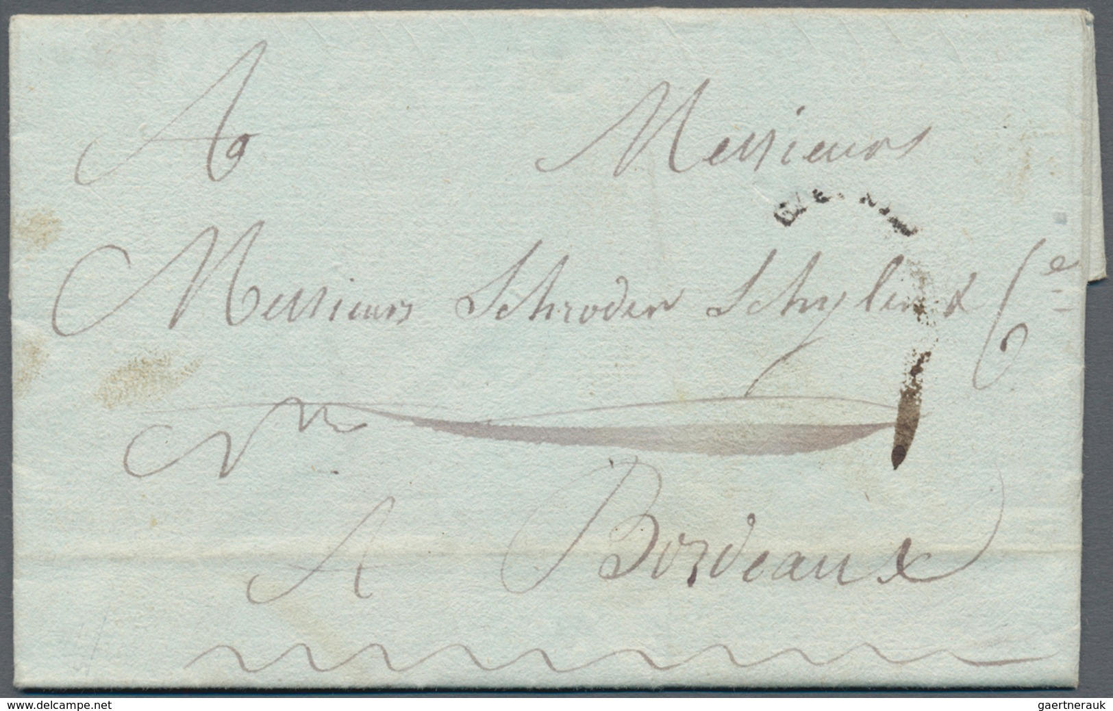 Haiti: 1784, Folded Letter From LE C AP With Small Bended, Somewhat Weak "COLONIES" Mark To Bordeaux - Haiti