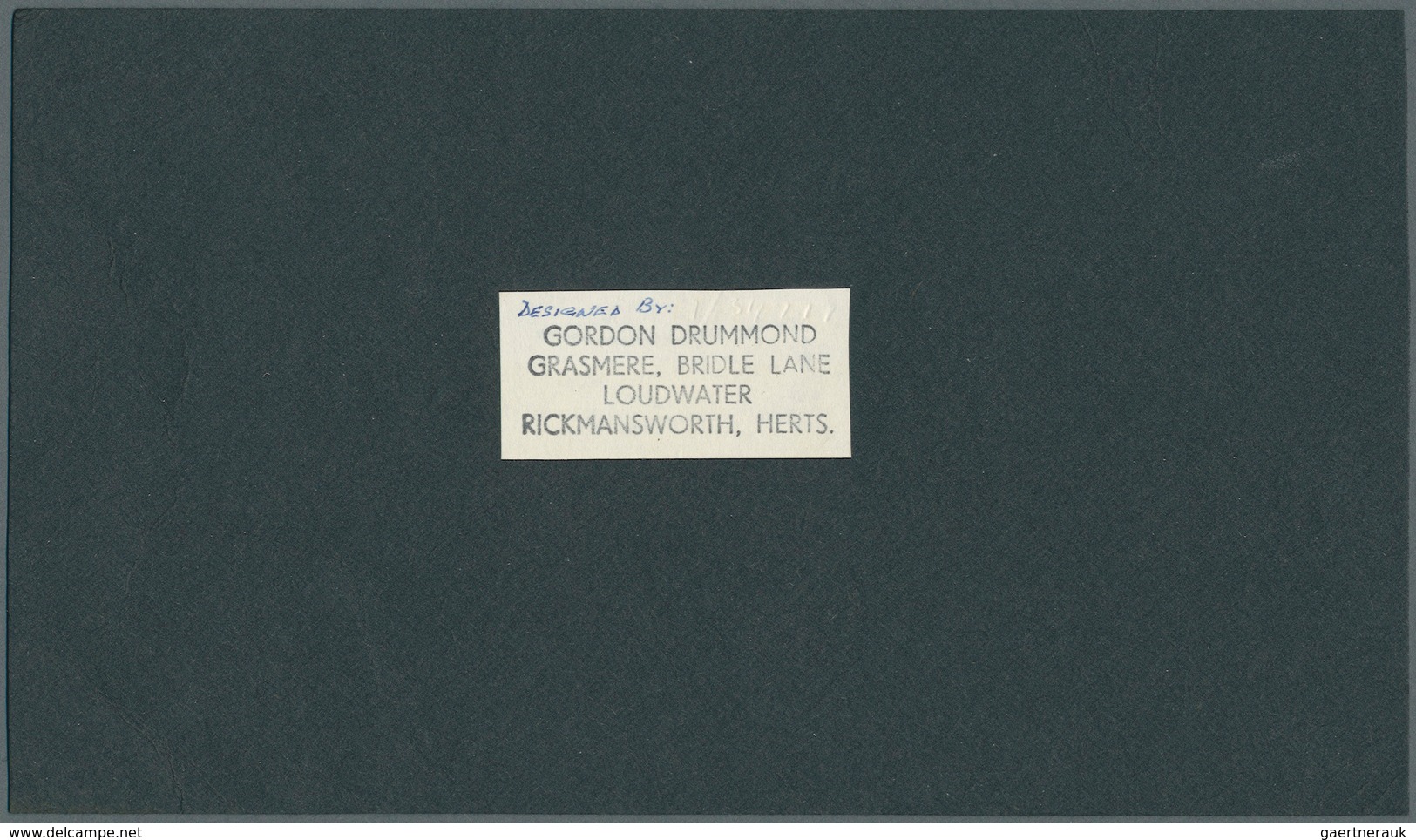 Jamaica: 1970 (ca.), PHOTO PLATES Of The Stamp Impression For An Aerogramme 9c Affixed To Paper With - Jamaica (1962-...)