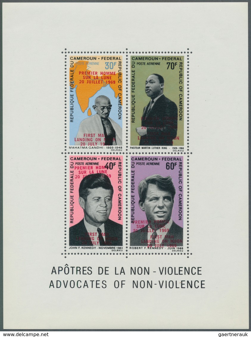 Kamerun: 1969, Prominent Persons (Mahatma Gandhi, Martin Luther King, John F. And Robert F. Kennedy) - Cameroun (1960-...)