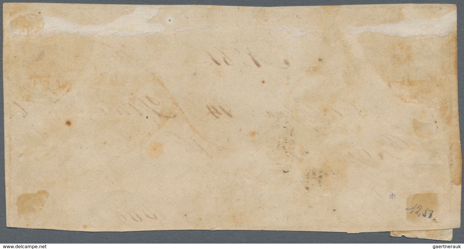 Kolumbien - Wertbriefsicherungsmarken: 1865, 25 C Cubierta (H&G CC 1) With Manuscript Sender Cartage - Colombie