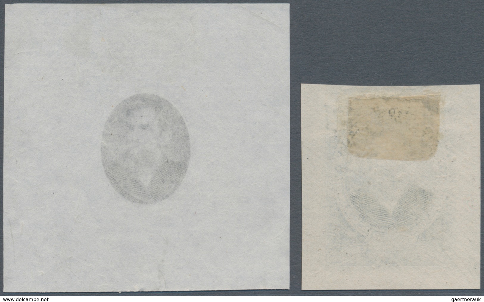 Kolumbien - Departamentos: Bolivar: 1898, Steel Die Essay Of Portrait Resp. Complete Stamp, Presumam - Colombie