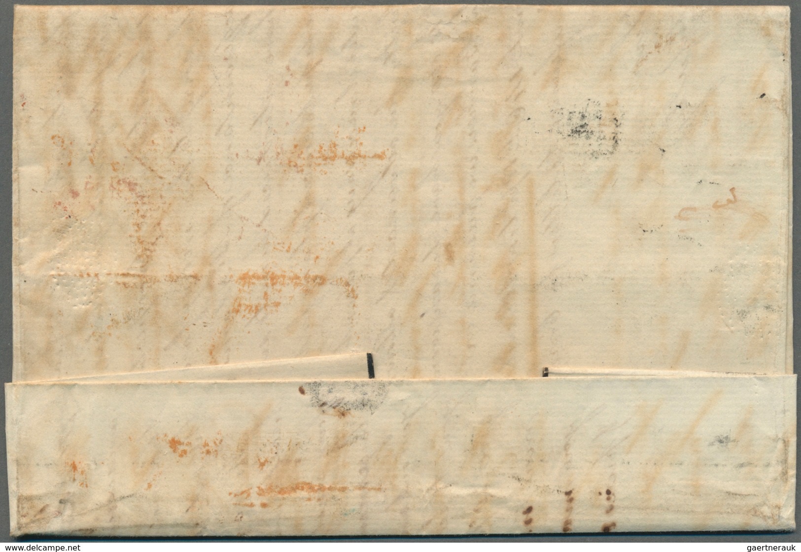 Mauritius: 1854/1855, Folded Letter "prepaid" Sent From "LIVERPOOL DE 23 1854" Transit London "vper - Maurice (...-1967)