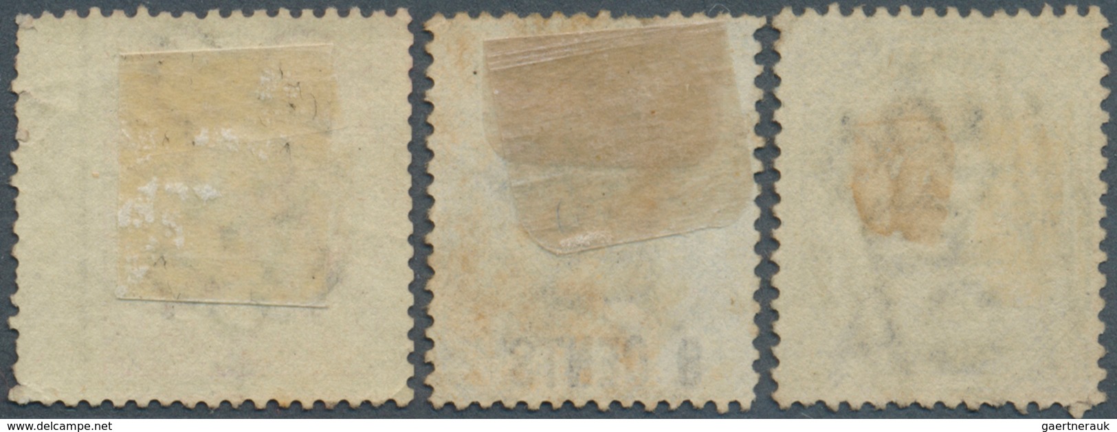 Mauritius: 1863/1879. A Small Selection Of "USED IN RODRIGUES" Including SG 62,4d Rose, SG 85, 8c On - Maurice (...-1967)