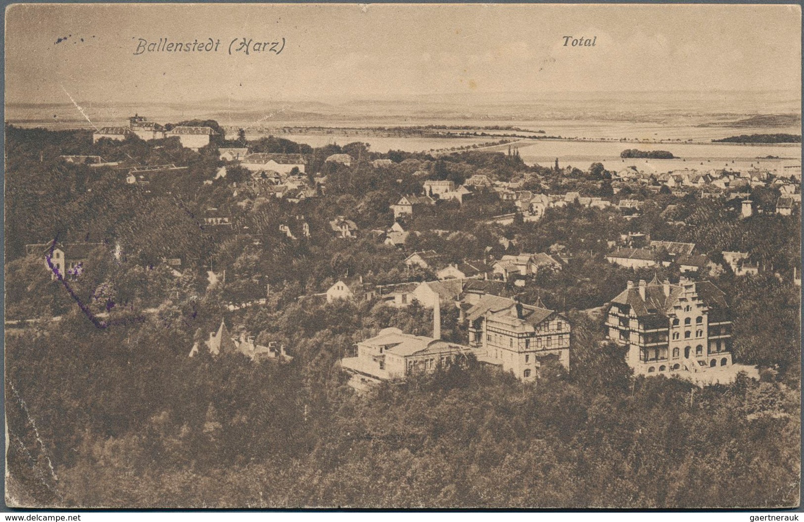 Mocambique - Provinzausgaben: Tete: 1913, Incoming Mail: Picture Card Of Ballestedt In Germany Frank - Mozambique