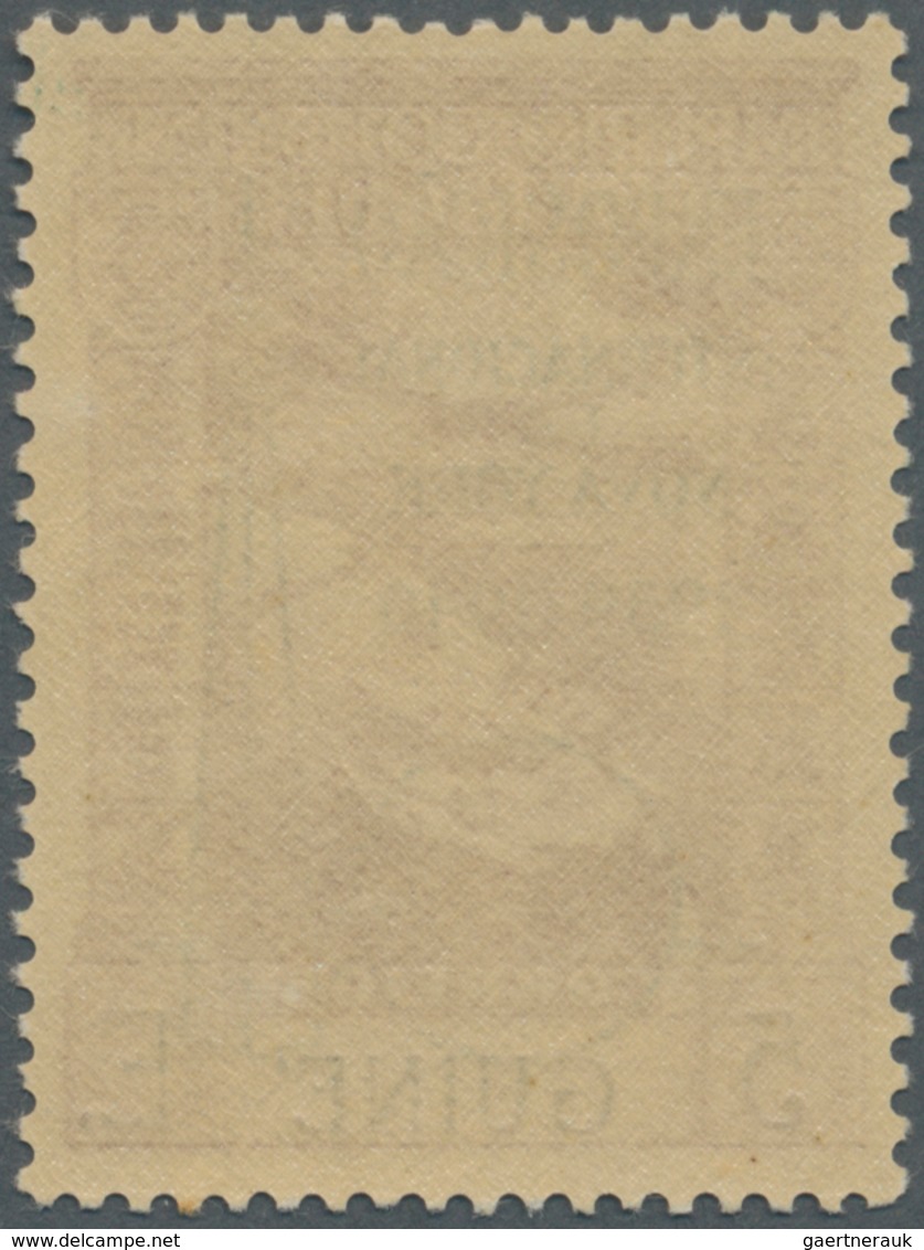 Portugiesisch-Guinea: 1939, 5 E Red-brown/black With Green Ovp WORLD EXHIBITION NEW YORK, Issued Onl - Guinée Portugaise
