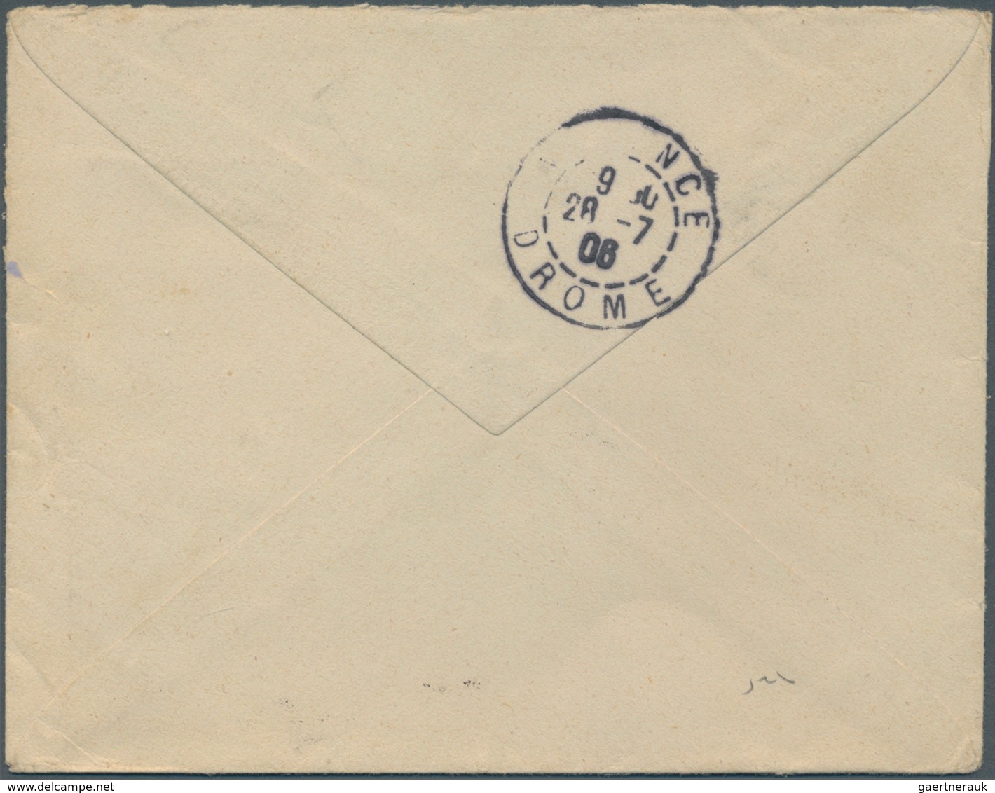 Senegambien Und Niger: 1908. Envelope With Tears Addressed To France Bearing SeneGambia Et Niger Yve - Autres & Non Classés