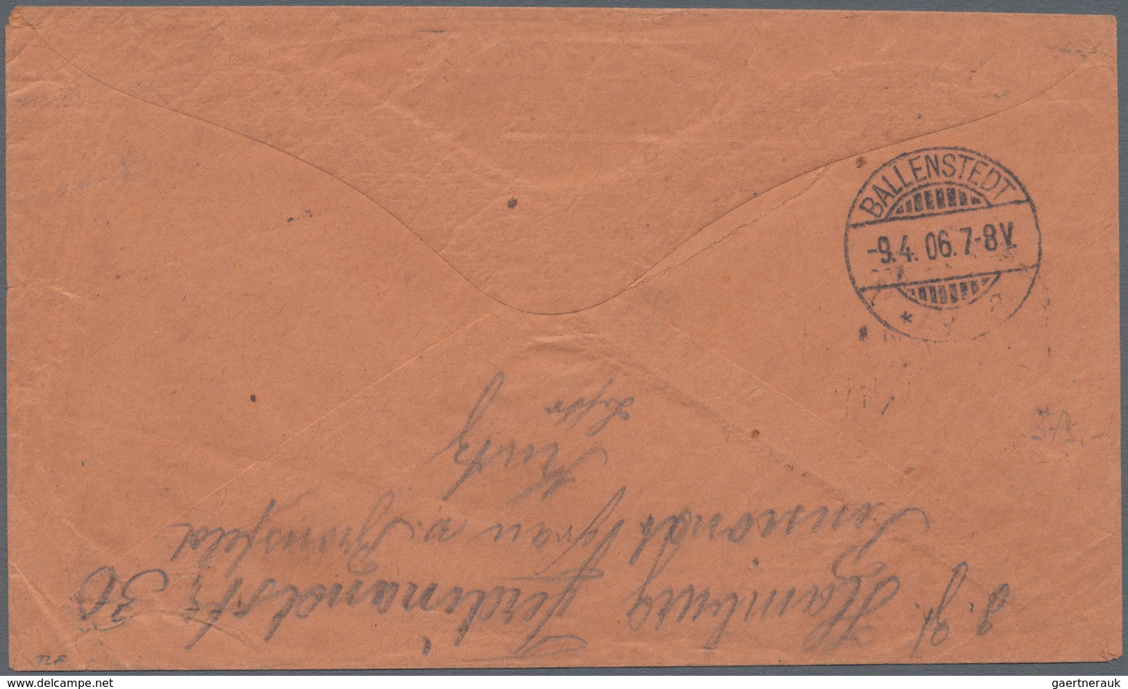 Kap Der Guten Hoffnung: 1906,orange Telegram Delivery Envelope Used As Form W. CGH 2 1/2d Ultra Tied - Kap Der Guten Hoffnung (1853-1904)